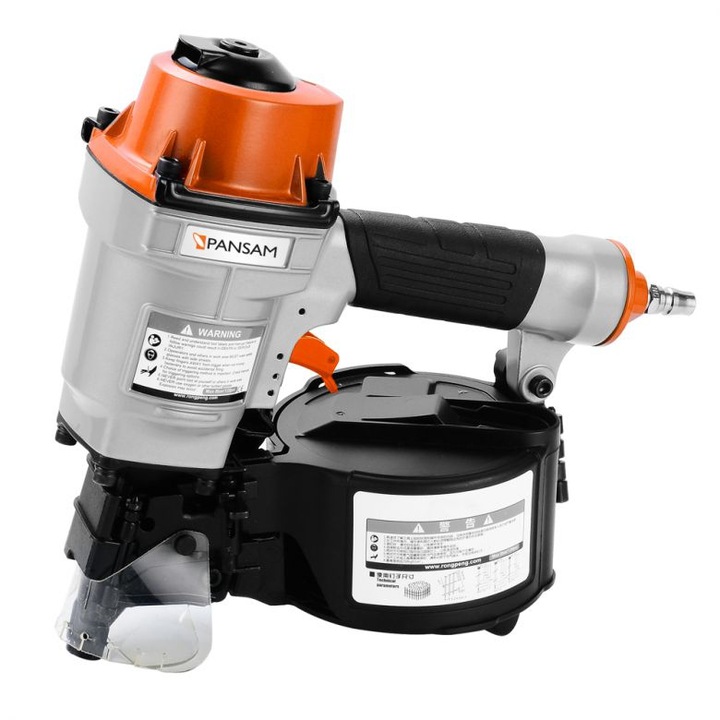 Pistol pneumatic cu tambur pentru cuie de tamplarie PANSAM A533154 25-55mm