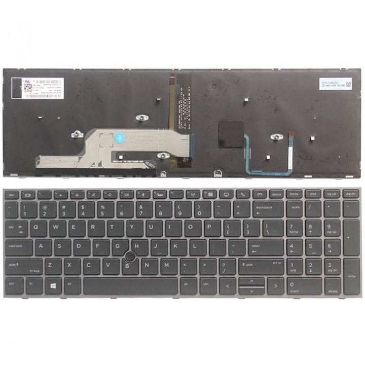 Tastatura laptop HP 650 G4, 650 G5, US International