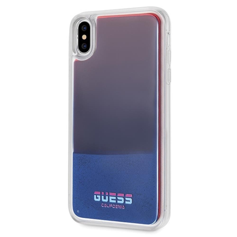 Husa de protectie Guess pentru Apple iPhone XS Max, Poliuretan termoplastic, Rosu