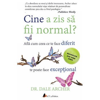 Cine a zis sa fii normal? Afla cum ceea ce te face diferit te poate face exceptional, Audiobook (CD MP3) Cine a zis sa fii normal? Afla cum ceea ce te face diferit te poate face exceptional, Audiobook (CD MP3)