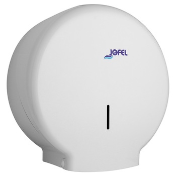 Dispenser hartie igienica rola Jumbo, plastic alb ABS Dispenser hartie igienica rola Jumbo, plastic alb ABS