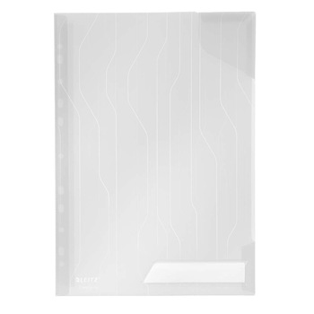 Set 5 Mape CombiFile din Plastic Leitz, 40 Coli, Transparente Set 5 Mape CombiFile din Plastic Leitz, 40 Coli, Transparente
