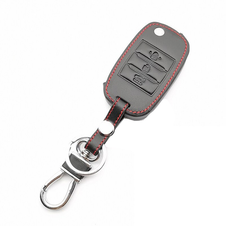 Кожен калъф за ключ - Kia Rio Sportage Ceed Cerato Sorento K2 K3 K4 K5 - МОДЕЛ 2