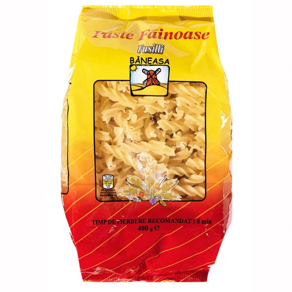 Paste Fainoase Baneasa Fusilli, 400 g