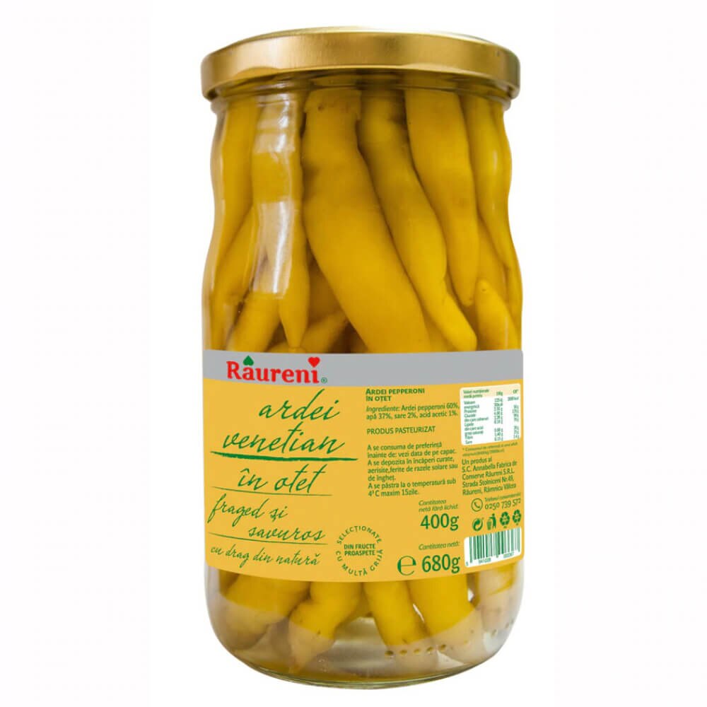 Ardei Venetian in Otet Raureni, 680g
