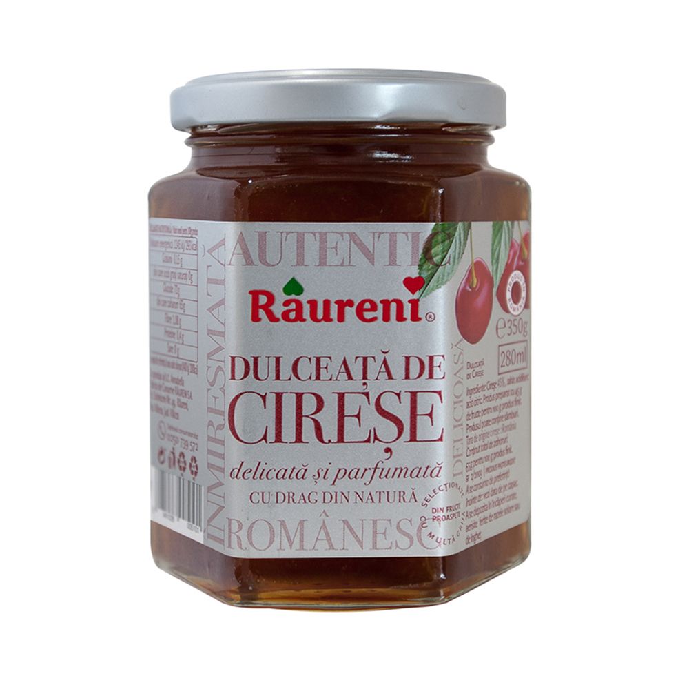 Dulceata de Cirese Raureni, 350 g