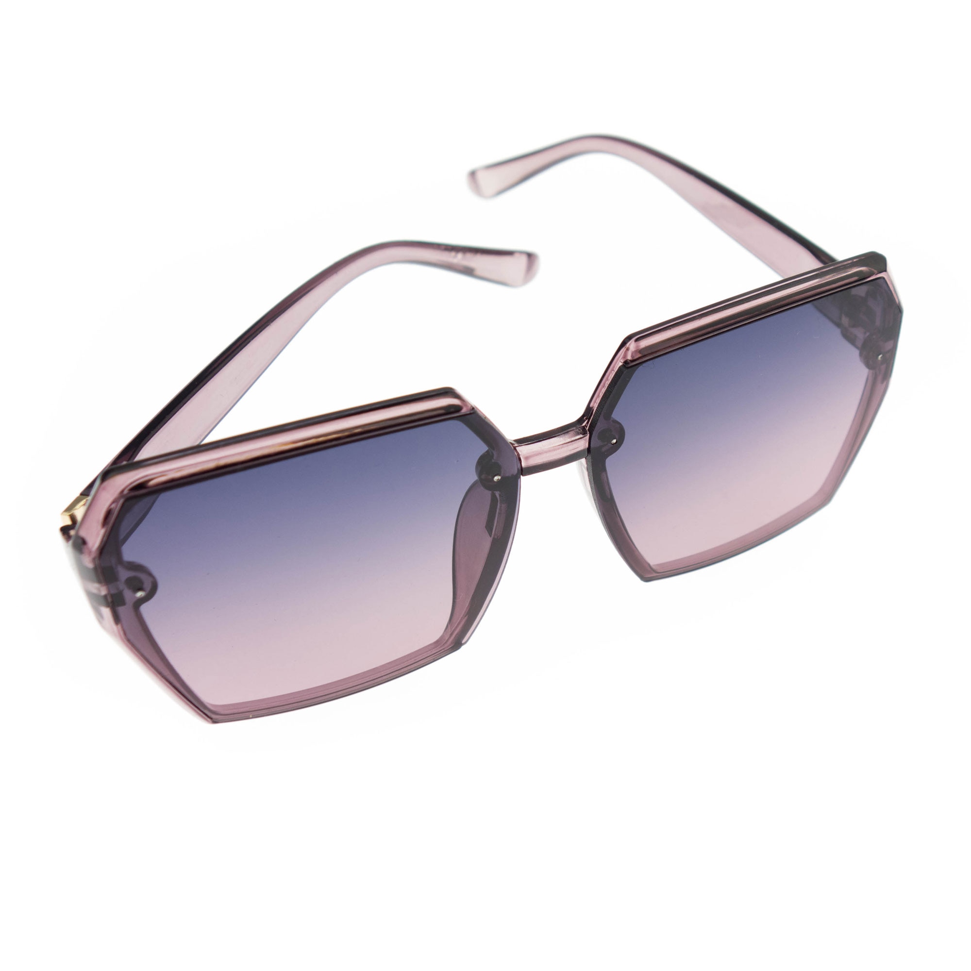 Ochelari de soare, Dama, Lila cu detalii aurii, lentila degrade - OCS310