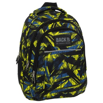 Rucsac scoala BackUP model H 29 geometrie, multicolor Rucsac scoala BackUP model H 29 geometrie, multicolor