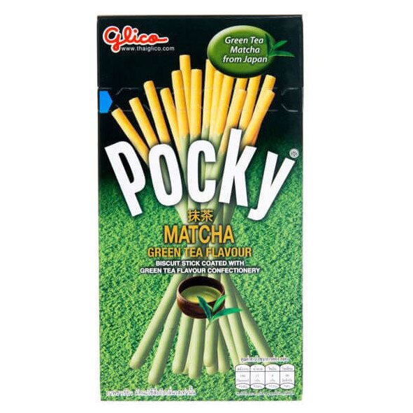 Sticsuri Pocky cu aroma de matcha ceai verde, 39g