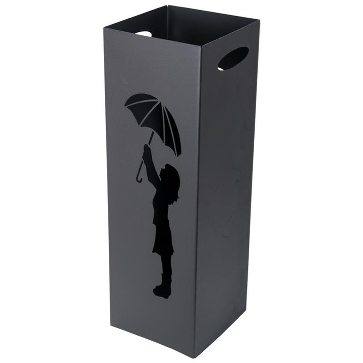 Suport umbrela HoeHomely, 60 cm, Negru