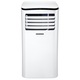 Aparat de aer conditionat portabil Heinner 9000 BTU, Display LED, Temporizator, Functie Sleep, Auto Restart, Kit instalare inclus, Alb, HPAC-09WH