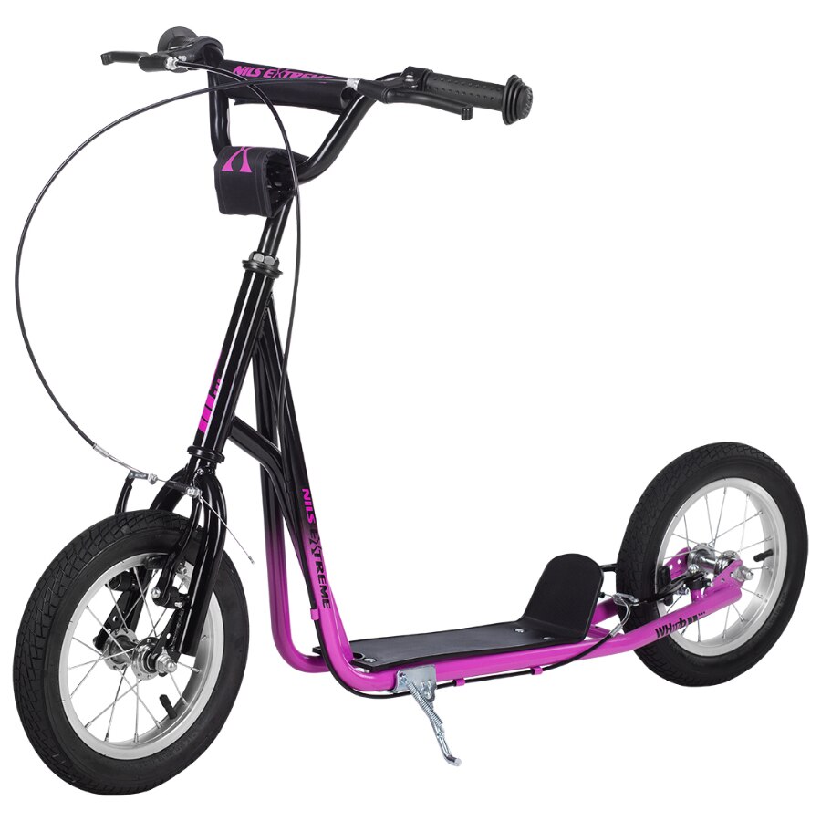 Trotineta copii si adolescenti Nils Extreme WH117BN violet, roti 12 inch