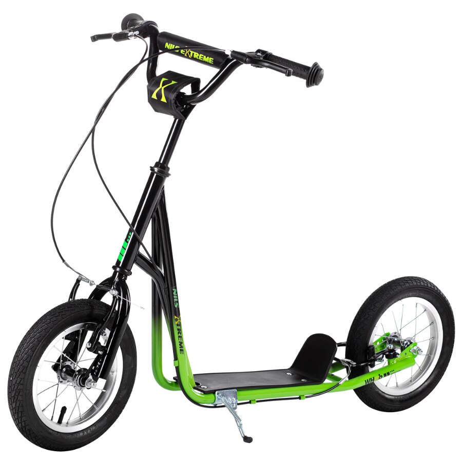 Trotineta copii si adolescenti Nils Extreme WH117BN verde, roti 12 inch