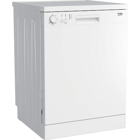 Masina de spalat vase Beko DFN05321W, 13 seturi, 5 programe, Clasa E, Flexible HalfLoad, Clean&Shine, 60 cm, Alb