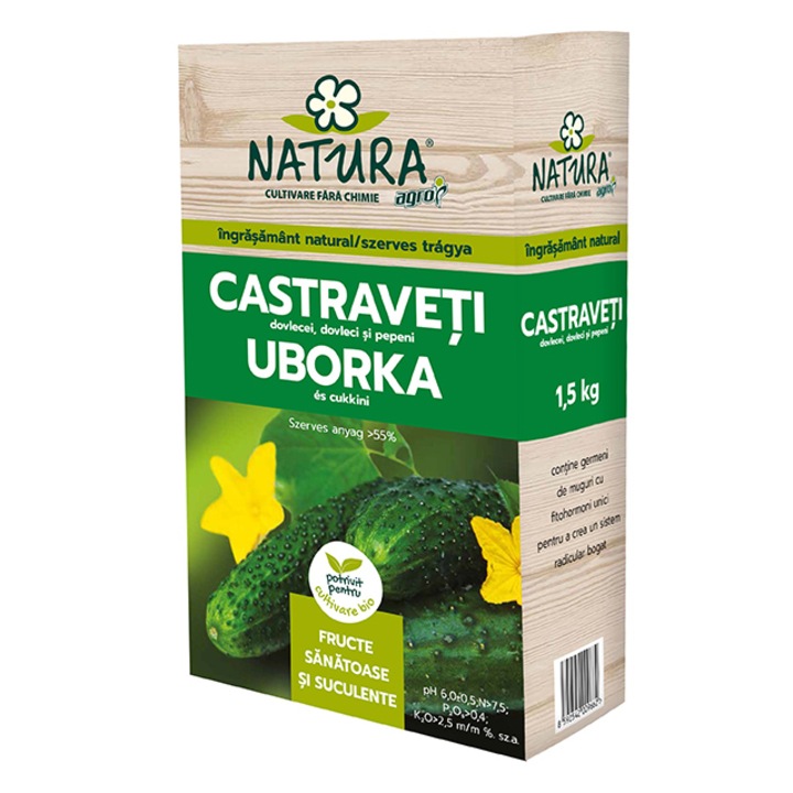 Ingrasamant natural pentru castraveti, dovleci si pepeni 1.5kg