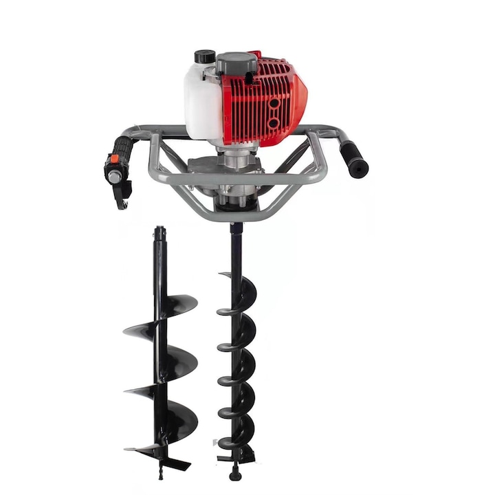 Talajfúró motor, DDT 6 LE 200 és 150 x 800 mm-es fúróval