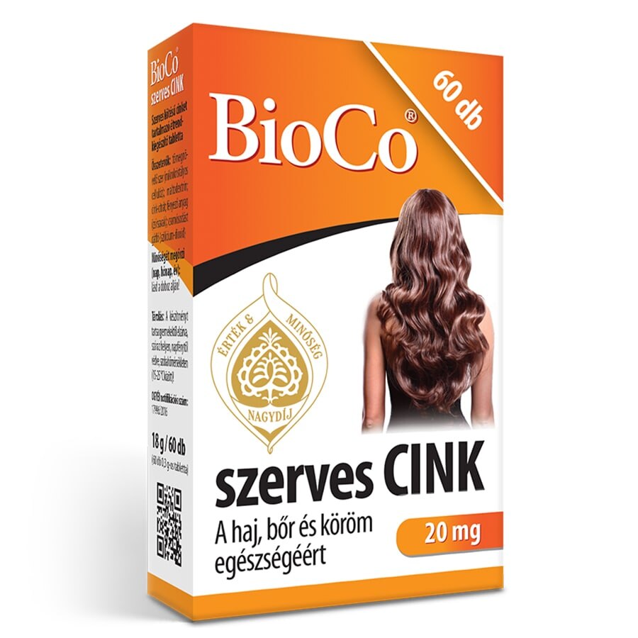 Zinc Organic, 20 mg x 60 buc, BioCo