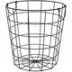 Cos metalic negru, D34 cm