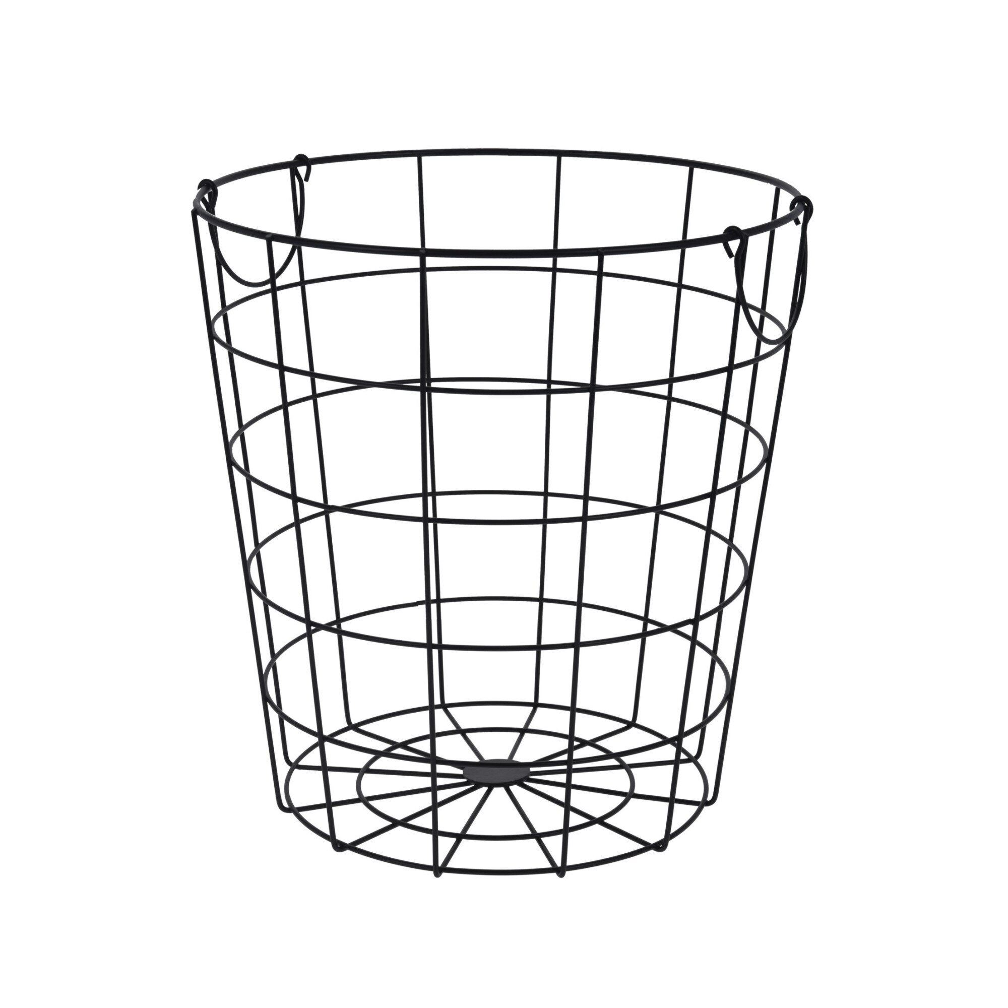 Cos metalic negru, D34 cm