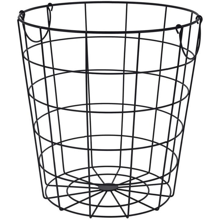 Cos metalic negru, D34 cm
