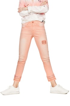 Blugi, Desigual, Cry Baby, Roz pal, Marimea 28 Blugi, Desigual, Cry Baby, Roz pal, Marimea 28