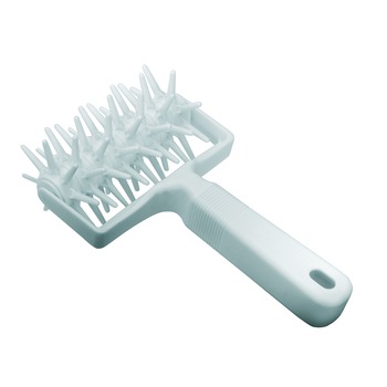 Rola decorare aluat Ibili-Ecoprof, plastic, 12 cm, alb Rola decorare aluat Ibili-Ecoprof, plastic, 12 cm, alb