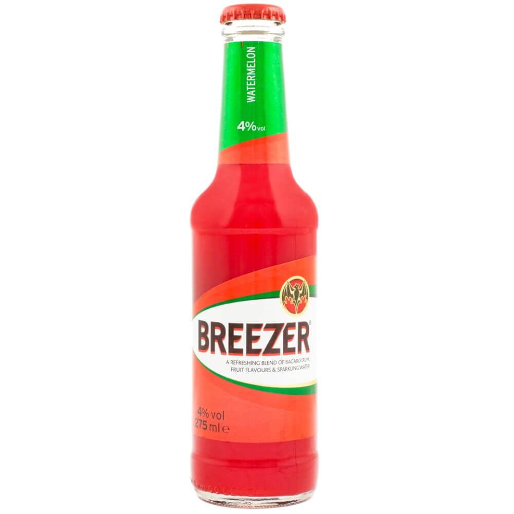 Bacardi Breezer Watermelon Cocktail, 275 ml