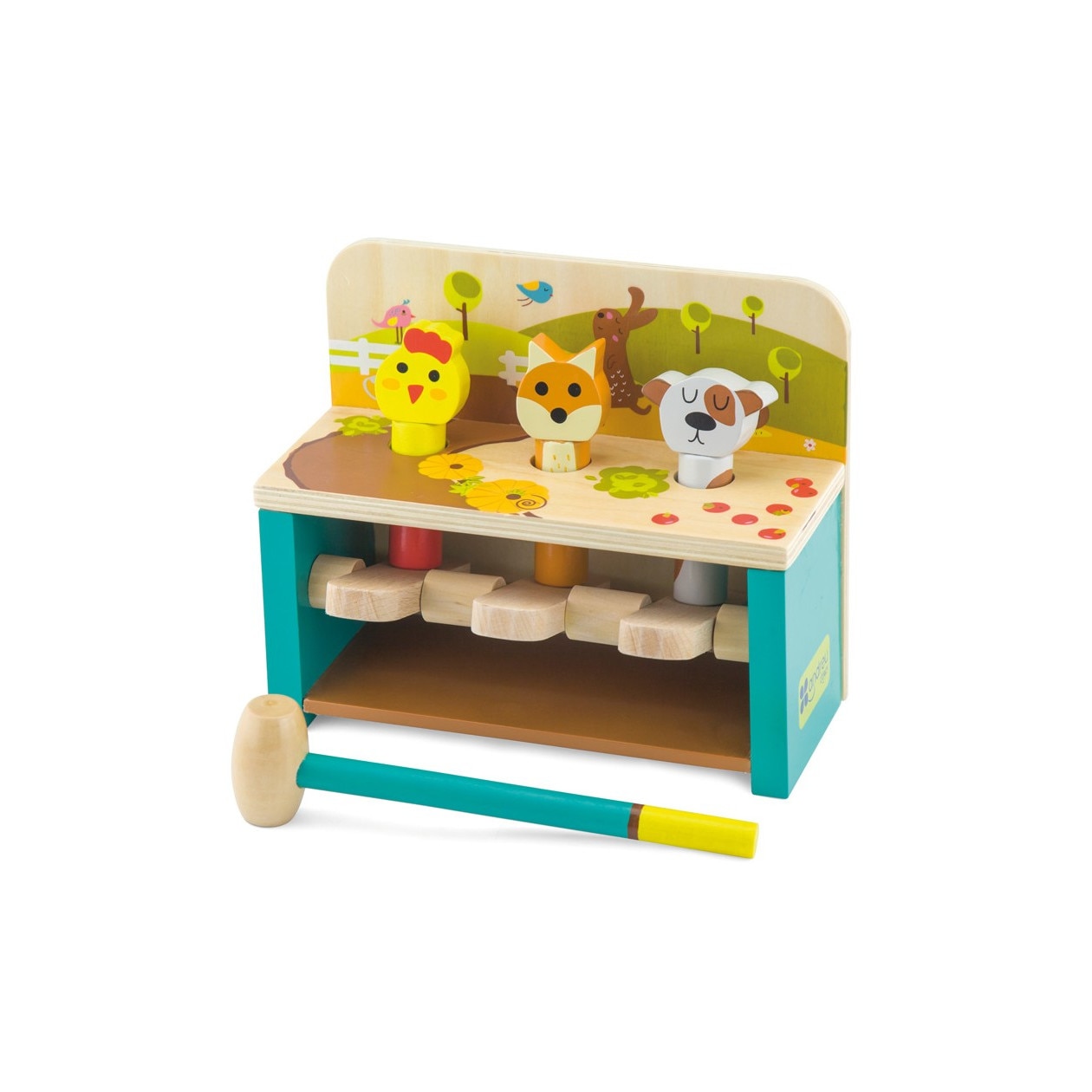 Jucarie Hit&Jump Animale Multicolor