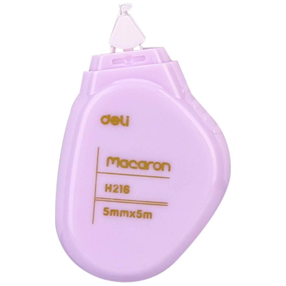 Banda Corectoare Deli Macaron, 5mm x 5m, Mov Pal