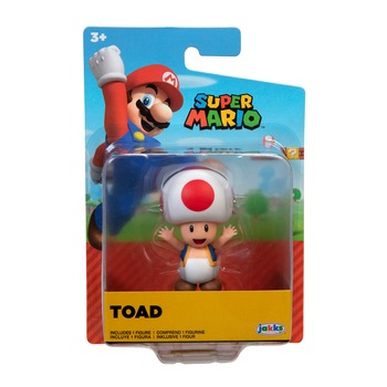 Figurina Nintendo Super Mario - Toad, 6 cm Figurina Nintendo Super Mario - Toad, 6 cm