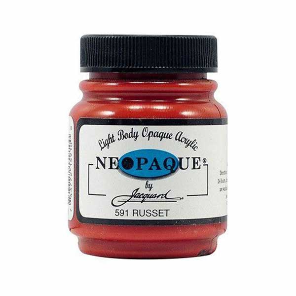 Vopsea pentru materiale textile Jacquard Neopaque, 67 ml, Russet