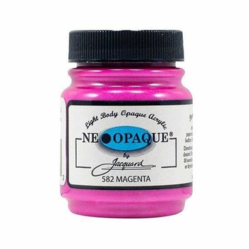 Vopsea pentru materiale textile Jacquard Neopaque, 67 ml, Magenta Vopsea pentru materiale textile Jacquard Neopaque, 67 ml, Magenta