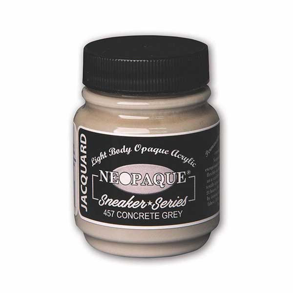 Vopsea pentru materiale textile Jacquard Neopaque, Sneaker Series, 67 ml, Concrete Grey