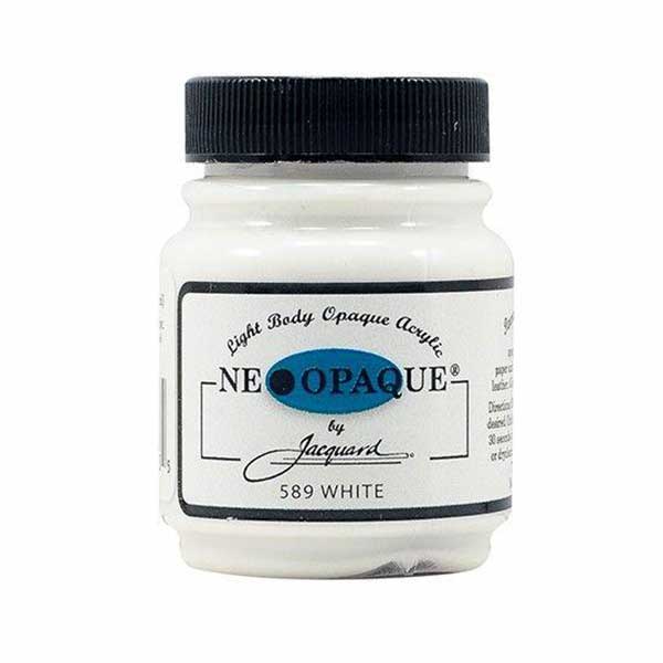 Vopsea pentru materiale textile Jacquard Neopaque, 67 ml, White