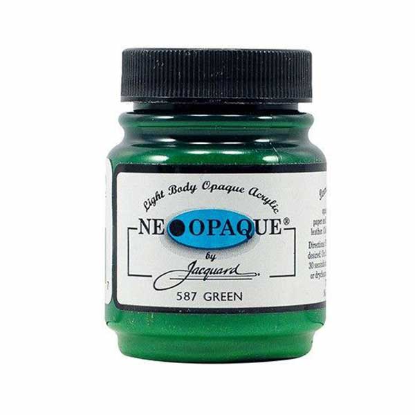 Vopsea pentru materiale textile Jacquard Neopaque, 67 ml, Green