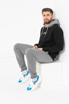 LA MARTINA, Pantaloni sport cu buzunare laterale, Gri melange LA MARTINA, Pantaloni sport cu buzunare laterale, Gri melange