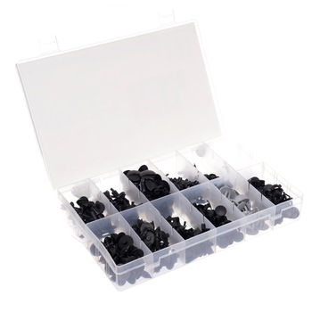 Set clipsuri auto Tagred, de fixare, 12 modele, cu cutie organizator, compatibil Volvo, 350 buc Set clipsuri auto Tagred, de fixare, 12 modele, cu cutie organizator, compatibil Volvo, 350 buc