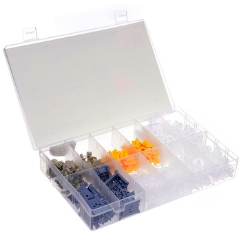 Set clipsuri auto Tagred, de fixare, 6 modele, cu cutie organizator, compatibil Renault, 300 buc Set clipsuri auto Tagred, de fixare, 6 modele, cu cutie organizator, compatibil Renault, 300 buc