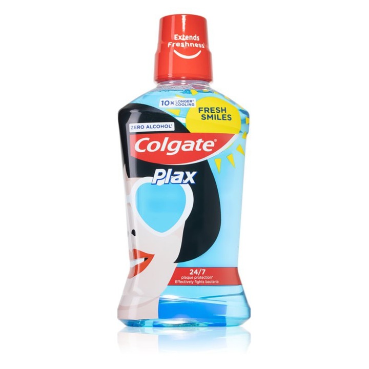 Вода за уста COLGATE Plax Fresh Smiles, 500 мл, Без алкохол