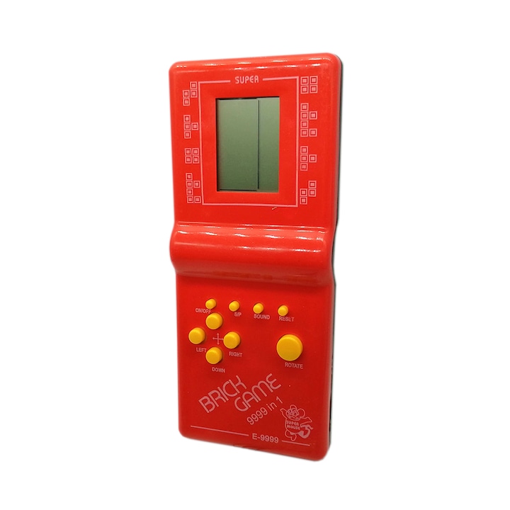 Joc clasic Tetris 9999 in 1, Brick Game, rosu, Vision®