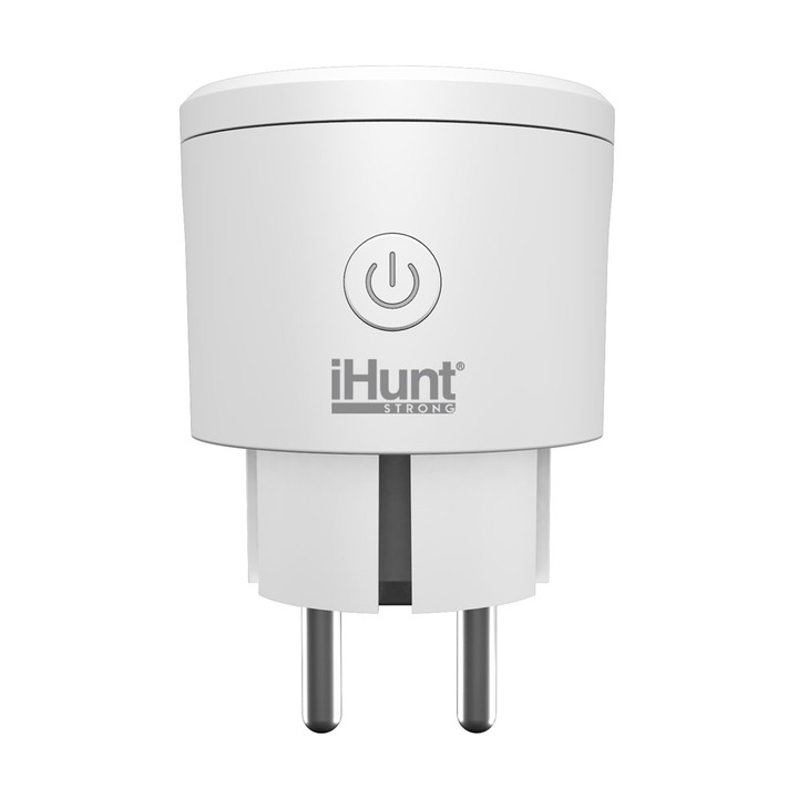 Intelligens aljzat iHunt Smart Plug Meter WIFI, Mérés, Monitorizare fogyasztó energiát, 3000W, WIFI