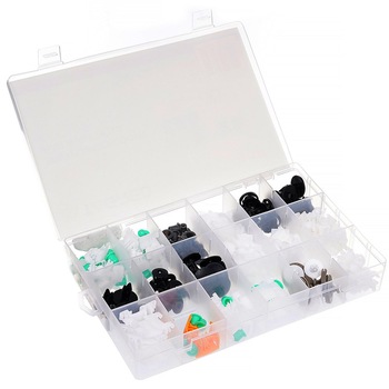 Set clipsuri auto Tagred, de fixare, 12 modele, cu cutie organizator, compatibil Audi, 160 buc Set clipsuri auto Tagred, de fixare, 12 modele, cu cutie organizator, compatibil Audi, 160 buc