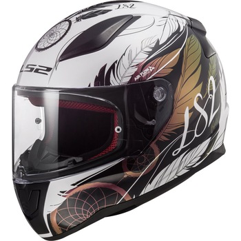 Casca moto, LS2 FF353 Boho Alb/Negru/Roz, XS (53-54cm) Casca moto, LS2 FF353 Boho Alb/Negru/Roz, XS (53-54cm)