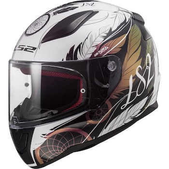 Casca moto, LS2 FF353 Boho Alb/Negru/Roz, M (57-58cm) Casca moto, LS2 FF353 Boho Alb/Negru/Roz, M (57-58cm)