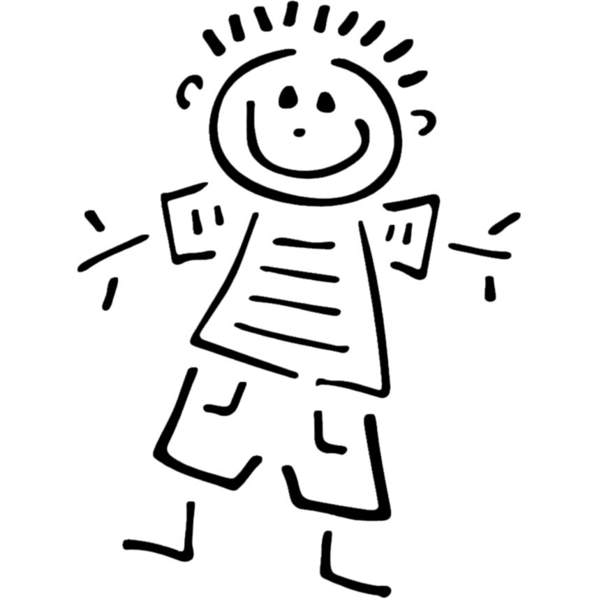 Sablon embossing (embosare/bombare), baiat, 7x8cm, alama, Meyco