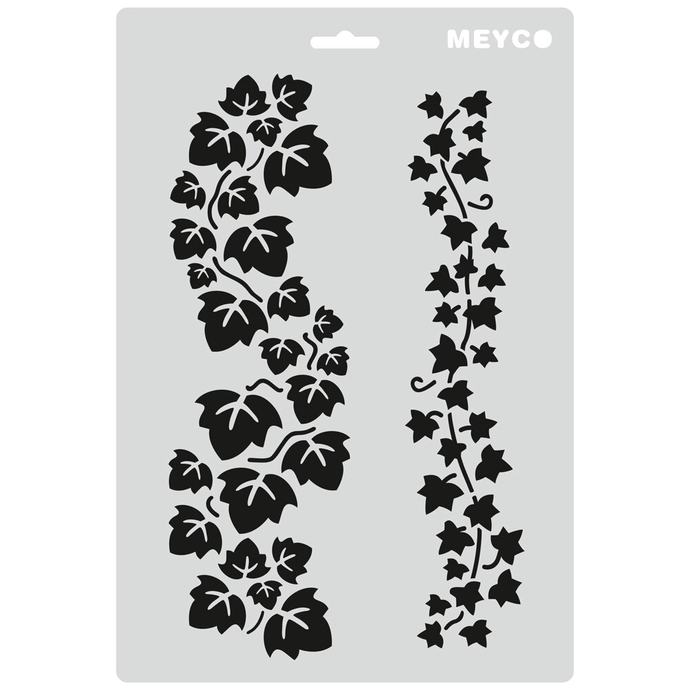 Sablon iedera, A4 (31x21cm), plastic, Meyco