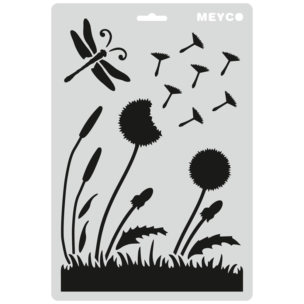 Sablon papadie, A4 (31x21cm), plastic, Meyco