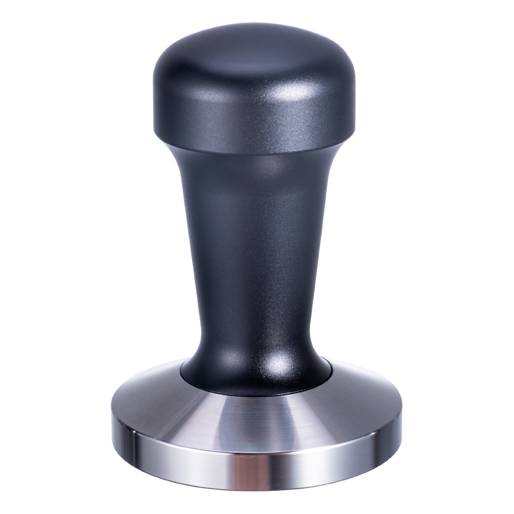 Tamper Edream, Baza inox 58 mm, Maner metal, Negru