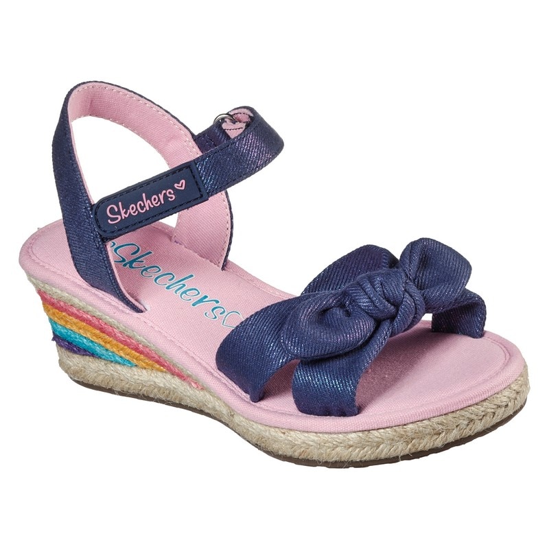 Sandale Tikis Shimmer Bows, Skechers, Albastru, 27.5 EU