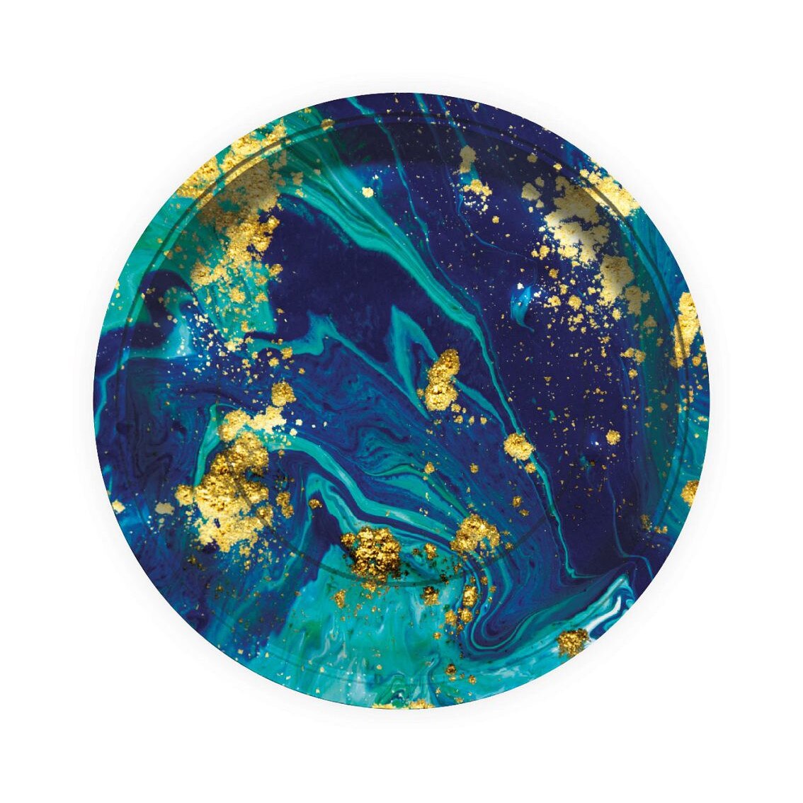 Set 6 Farfurii Midnight Blue, Multicolor, 23 cm